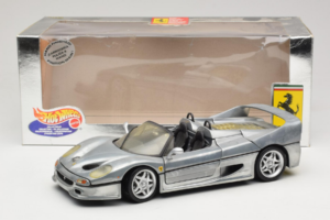 Ferrari F50 Cabriolet Chrome Silver Limitierte Auflage Hot Wheels 1:18 25741 Metall – Bild 8 von 8