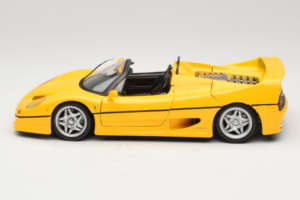 Ferrari F50 Cabriolet Shell Gelb Maisto 1:18 3076-Y2 Metall – Bild 4 von 8