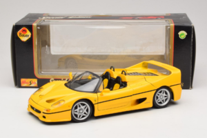 Ferrari F50 Cabriolet Shell Gelb Maisto 1:18 3076-Y2 Metall – Bild 8 von 8