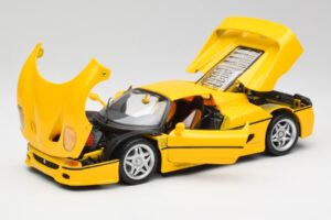 Ferrari F50 Giallo Modena Maisto 1:18 F50001 Metall – Bild 2 von 8