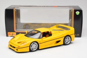 Ferrari F50 Giallo Modena Maisto 1:18 F50001 Metall – Bild 8 von 8