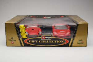 Ferrari Gift Set 250 Testa Rossa & 360 Modena Challenge Rot Bburago 1:18 GC001 Metall – Bild 2 von 2