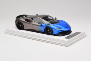Ferrari SF90 Novitec Blue Grey Metallic IVY 1:18 REMC029 Resin – Bild 4 von 7