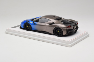 Ferrari SF90 Novitec Blue Grey Metallic IVY 1:18 REMC029 Resin – Bild 5 von 7