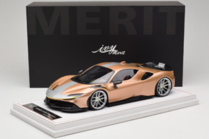 Ferrari SF90 Novitec Gold Silber Streifen IVY 1:18 REMC028 Resin – Bild 7 von 7