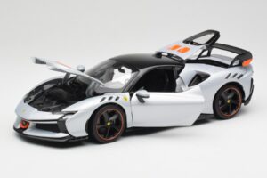 Ferrari SF90 XX Stradale Arctic White Bburago 1:18 18-16020W Metall – Bild 2 von 8