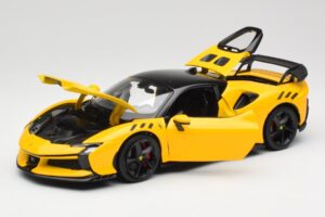 Ferrari SF90 XX Stradale Giallo Modena Bburago 1:18 18-16020Y Metall – Bild 2 von 8
