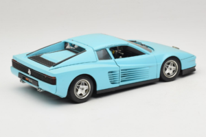 Ferrari Testarossa Borsenmodell 1997 Limitierte Auflage Blau Bburago 1:18 B002 Metall – Bild 3 von 8