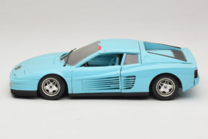 Ferrari Testarossa Borsenmodell 1997 Limitierte Auflage Blau Bburago 1:18 B002 Metall – Bild 4 von 8
