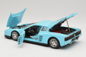 Ferrari Testarossa Borsenmodell 1997 Limitierte Auflage Blau Bburago 1:18 B002 Metall – Bild 5 von 8