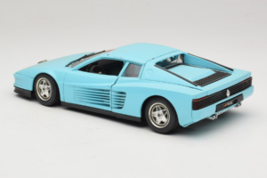 Ferrari Testarossa Borsenmodell 1997 Limitierte Auflage Blau Bburago 1:18 B002 Metall – Bild 7 von 8