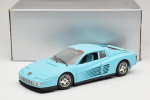 Ferrari Testarossa Borsenmodell 1997 Limitierte Auflage Blau Bburago 1:18 B002 Metall – Bild 8 von 8