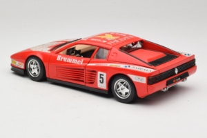 Ferrari Testarossa Brummel #5 Rot 1984 Bburago 1:18 3004-P1 Metall – Bild 7 von 8
