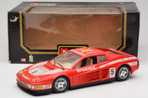 Ferrari Testarossa Brummel #5 Rot 1984 Bburago 1:18 3004-P1 Metall – Bild 8 von 8