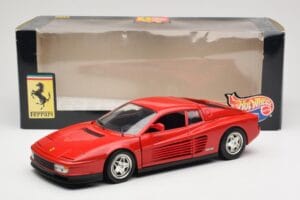 Ferrari Testarossa Rot Hot Wheels 1:18 23918 Metall – Bild 8 von 8