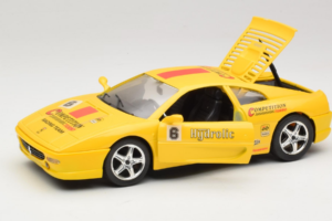 Ferrari F355 Berlinetta Racing Gelb Solido 1:18 9009-Y1 Metall – Bild 2 von 8