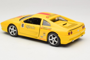 Ferrari F355 Berlinetta Racing Gelb Solido 1:18 9009-Y1 Metall – Bild 7 von 8