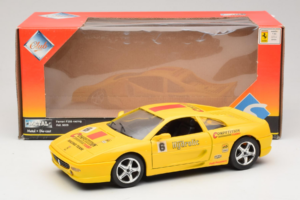 Ferrari F355 Berlinetta Racing Gelb Solido 1:18 9009-Y1 Metall – Bild 8 von 8
