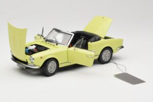 Fiat 124 Spider BS1 Gelb Sun Star 1:18 4921 Metall – Bild 2 von 8