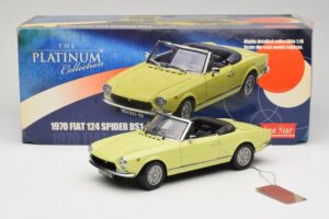 Fiat 124 Spider BS1 Gelb Sun Star 1:18 4921 Metall – Bild 8 von 8