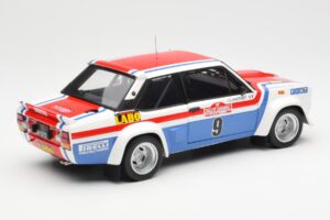 Fiat 131 Abarth Fiat France #9 J-C. Andruet / C. Delferrier Winner Rally Sanremo 1977 Kyosho 1:18 08375A Metall – Bild 3 von 8