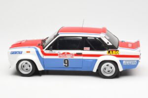 Fiat 131 Abarth Fiat France #9 J-C. Andruet / C. Delferrier Winner Rally Sanremo 1977 Kyosho 1:18 08375A Metall – Bild 4 von 8