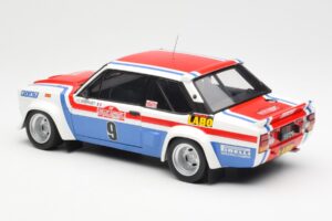 Fiat 131 Abarth Fiat France #9 J-C. Andruet / C. Delferrier Winner Rally Sanremo 1977 Kyosho 1:18 08375A Metall – Bild 7 von 8
