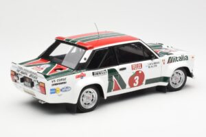 Fiat 131 Abarth #3 M. Alen / I. Kivimaki Winner Rally 1000 Lakes 1980 Kyosho 1:18 08376H Metall – Bild 3 von 8