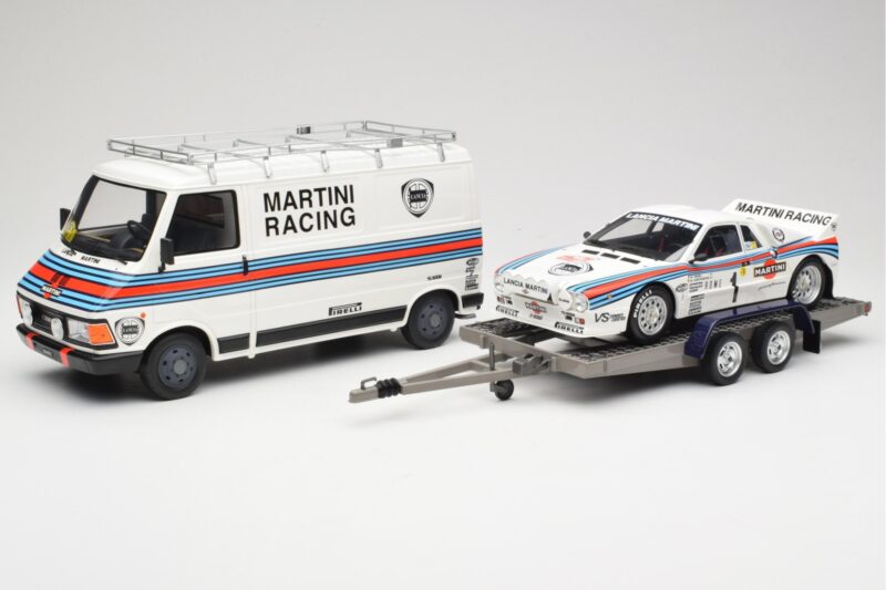 Fiat 242 & Lancia 037 Group B #1 W. Rohrl / C. Geistdorfer Rally Monte Carlo 1983 Otto 1:18 OT360 Resin