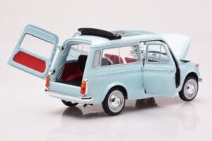 Fiat 500 Giardiniera Acquamarina Blau Norev 1:18 187742 Metall – Bild 2 von 7
