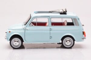 Fiat 500 Giardiniera Acquamarina Blau Norev 1:18 187742 Metall – Bild 4 von 7