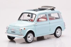 Fiat 500 Giardiniera Acquamarina Blau Norev 1:18 187742 Metall