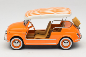 Fiat 500 Jolly Orange Norev 1:18 187791 Metall – Bild 3 von 6