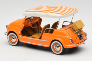 Fiat 500 Jolly Orange Norev 1:18 187791 Metall – Bild 5 von 6