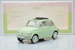 Fiat 500 L Hellgrün Norev 1:18 187773 Metall – Bild 6 von 6