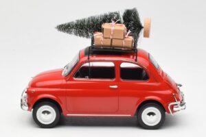 Fiat 500 L Rot Christmas Norev 1:18 187779 Metall – Bild 3 von 6