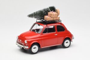 Fiat 500 L Rot Christmas Norev 1:18 187779 Metall