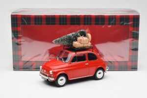 Fiat 500 L Rot Christmas Norev 1:18 187779 Metall – Bild 6 von 6