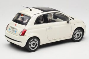Fiat 500 Weiss Mondo Motors 1:18 500291 Metall – Bild 3 von 8