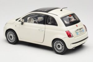 Fiat 500 Weiss Mondo Motors 1:18 500291 Metall – Bild 7 von 8