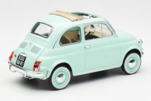 Fiat 500L Pastel Blau Norev 1:18 187777 Metall – Bild 2 von 6