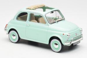 Fiat 500L Pastel Blau Norev 1:18 187777 Metall – Bild 4 von 6