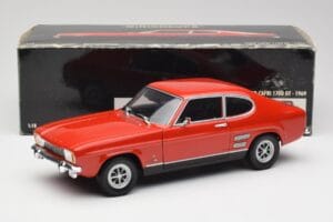 Ford Capri Mk1 1700 GT Rot Minichamps 1:18 180089001 Metall – Bild 8 von 8