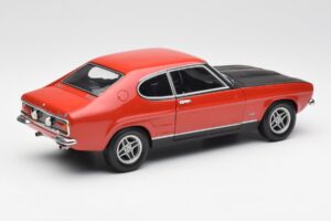 Ford Capri Mk1 2600 RS Rot Schwarz Minichamps 1:18 180089071 Metall – Bild 3 von 8
