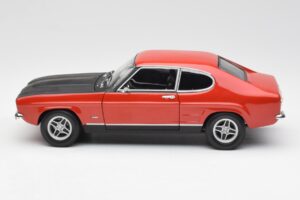 Ford Capri Mk1 2600 RS Rot Schwarz Minichamps 1:18 180089071 Metall – Bild 4 von 8