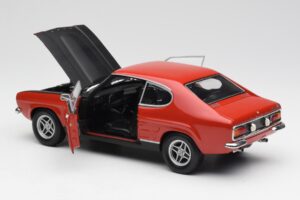 Ford Capri Mk1 2600 RS Rot Schwarz Minichamps 1:18 180089071 Metall – Bild 5 von 8