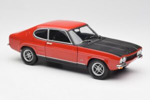 Ford Capri Mk1 2600 RS Rot Schwarz Minichamps 1:18 180089071 Metall – Bild 6 von 8