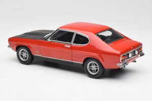 Ford Capri Mk1 2600 RS Rot Schwarz Minichamps 1:18 180089071 Metall – Bild 7 von 8