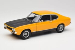 Ford Capri 2600 RS Signal Gelb Mit Schwarz Minichamps 1:18 180089070 Metall
