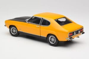 Ford Capri 2600 RS Signal Gelb Mit Schwarz Minichamps 1:18 180089070 Metall – Bild 7 von 8